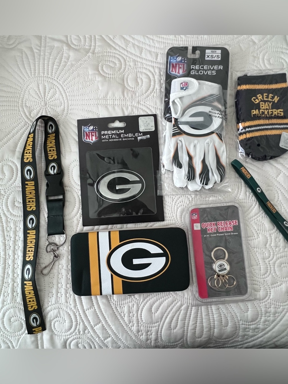 NFL Green Bay Packers Bundle of things, all new with tags, never opened.